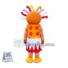 Upsy Daisy With Stamen Hair Cartoon Mascot Costume