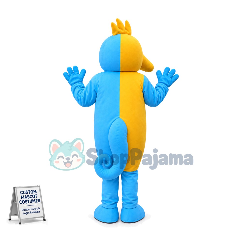 Standing Long-nosed Seahorse Mascot Costume