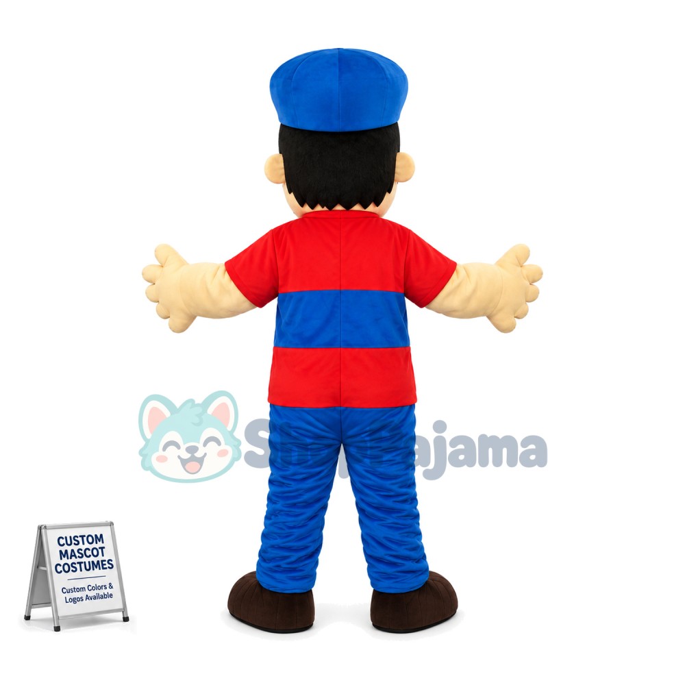 The Rough Bearded Captain Mascot Costume