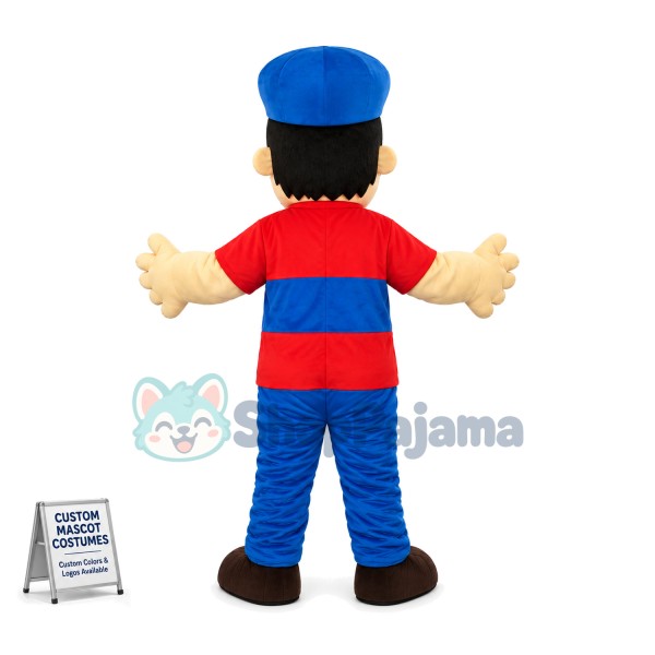 The Rough Bearded Captain Mascot Costume