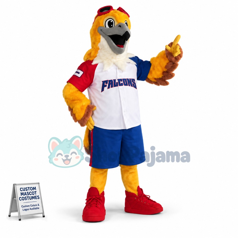 Adult Size Falcon of The Team Mascot Costume