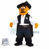 Adult Plush Pirate Doll Mascot Costume