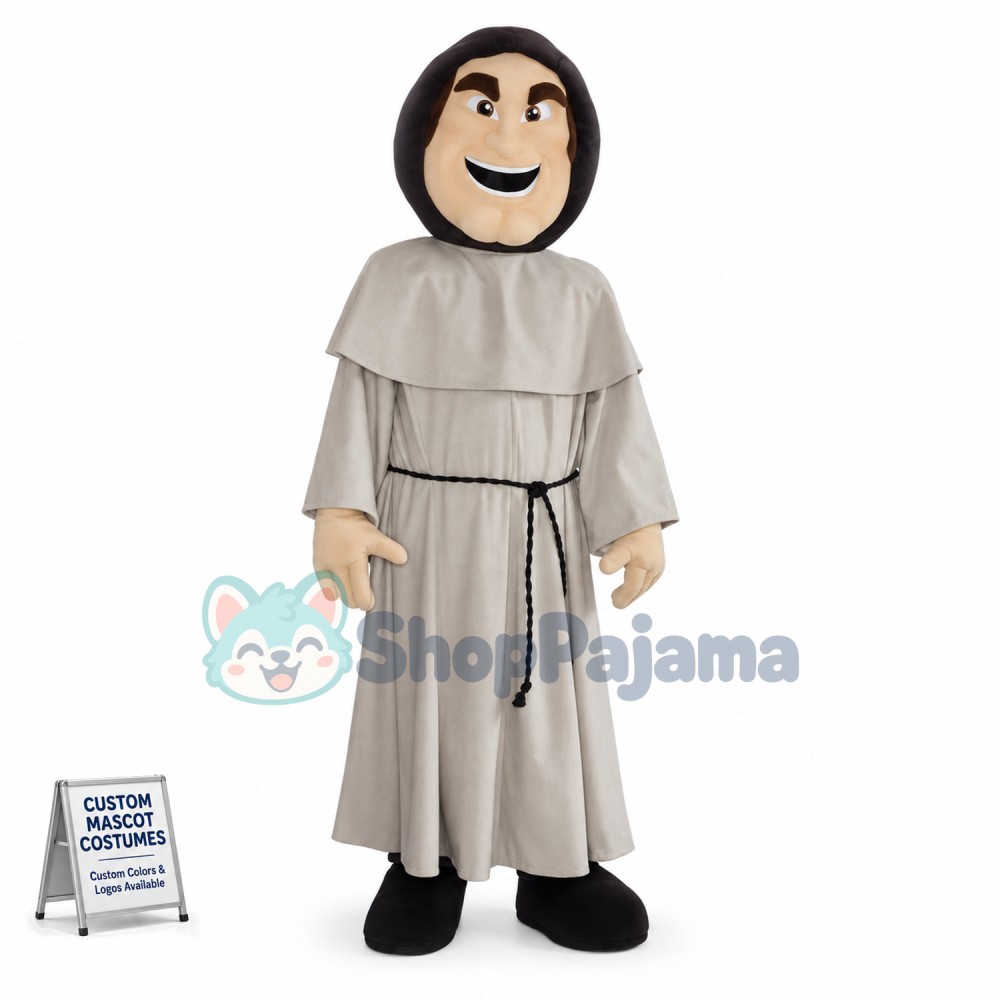 Social Priest in The Robe Mascot Costume