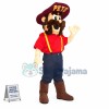 Bearded Working Farmer Mascot Costume