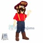 Bearded Working Farmer Mascot Costume