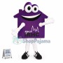 Obvious Purple Signage Mascot Costume