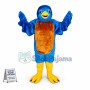 Blue & Brown Bird Adult Size Mascot Costume