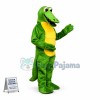 Adult Crocodile With Flat Mouth Mascot Costume