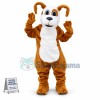 Lovely Puppy With Curled Ears Mascot Costume