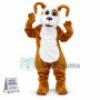 Lovely Puppy With Curled Ears Mascot Costume