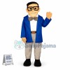 Serious Academic Expert Mascot Costume
