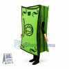 Dozen of Green Dollar Banknotes Mascot Costume
