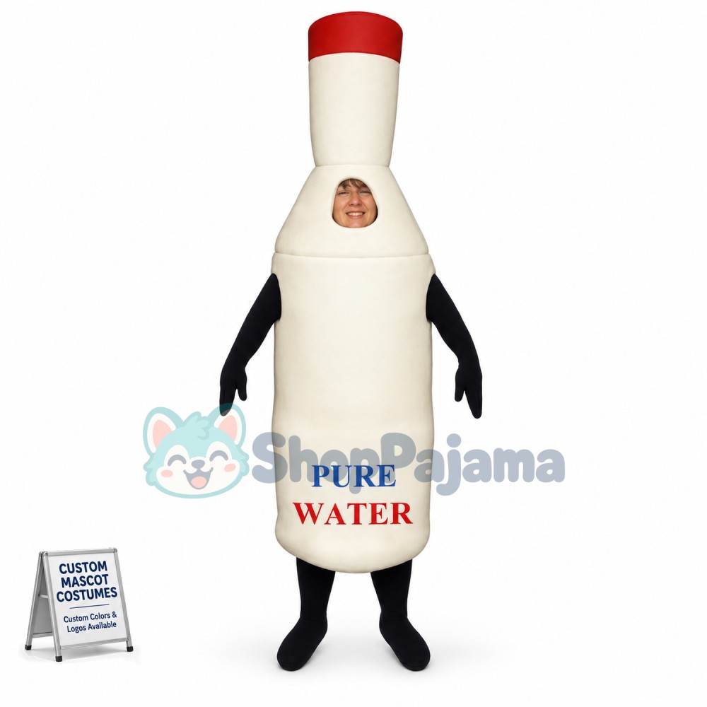 Pure Water Bottle Mascot Lightweight Costume