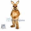 Adult Brown Plush Rabbit Mascot Costume