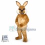 Adult Brown Plush Rabbit Mascot Costume