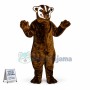 Fierce Brown Skunk Mascot Costume