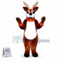 Christmas Elk With Bell Collar Mascot Costume