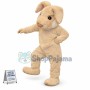 Easter Thinking Brown Rabbit Mascot Costume