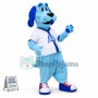 Stunned Blue Sport Dog Mascot Costume