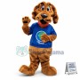 Team Member Brown Dog Mascot Costume