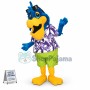 Cozy Beach Parrot In Shirt Mascot Costume