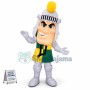 Big Head Soldier In Armor Mascot Costume