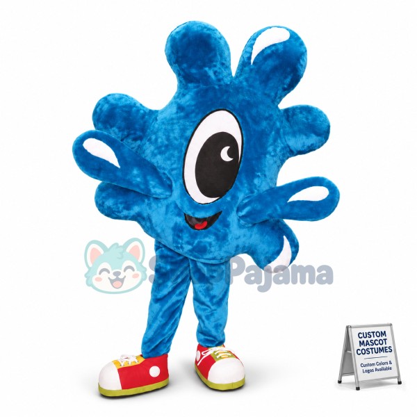 Beautiful Lake Blue Coral Mascot Costume