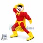 Excited Muscle Hero Mascot Costume