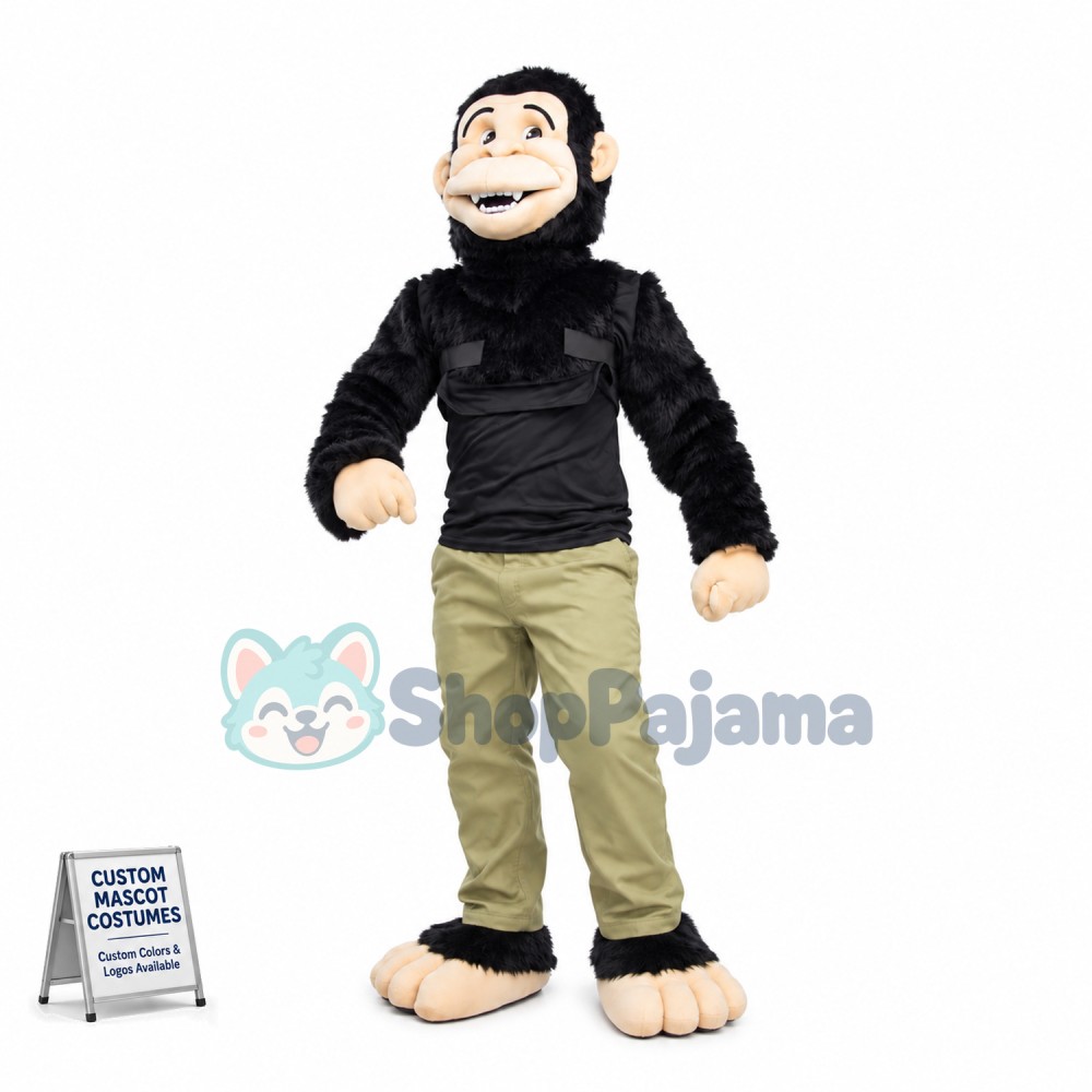 Trained Smart Chimpanzee Mascot Costume