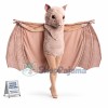 Covert Brown Vampire Bat Mascot Costume