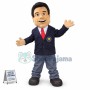 Teaching Black Lecturer Mascot Costume