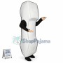 Previous Wired White Telephone Mascot Costume