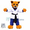 Taekwondo Coach Tiger Mascot Costume
