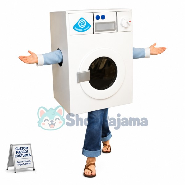 Household Drum Washing Machine Mascot Costume