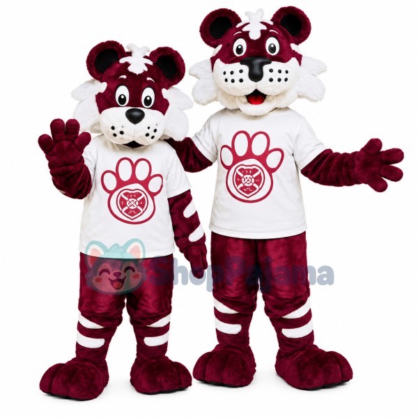 Tiger Partner of Club Mascot Costume
