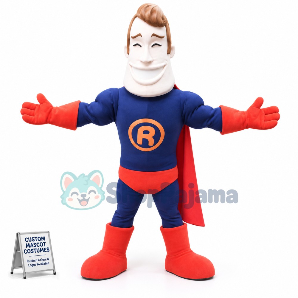 Just Brave Superman Mascot Costume