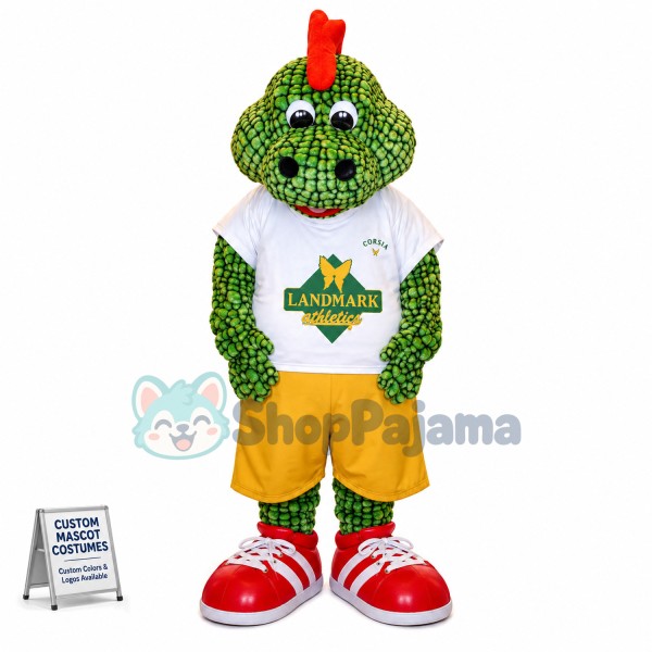Emerald Snake In The Sports Set Mascot Costume