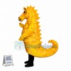 Spotted Yellow Seahorse Mascot Costume