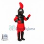 Disciplined Masked Soldier Mascot Costume