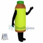 Big Bottle of Sea Buckthorn Juice Mascot Costume