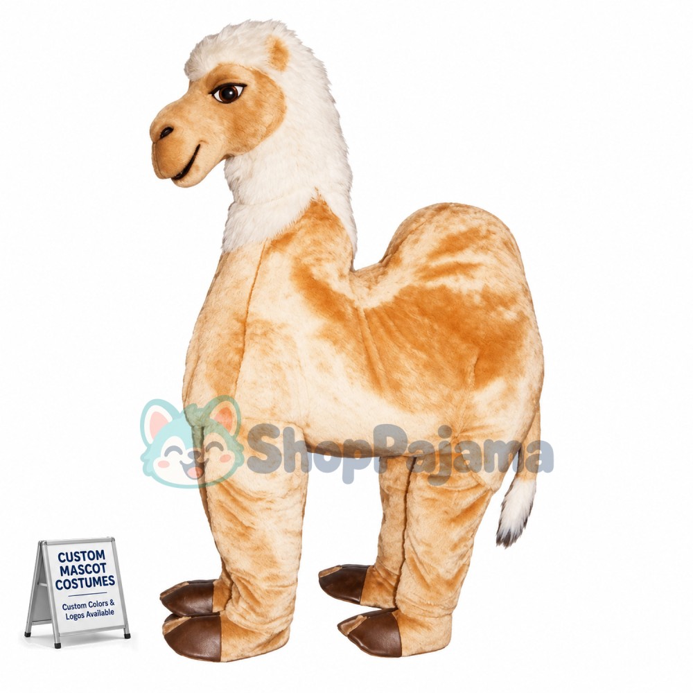 Calm Desert Camel Mascot Costume