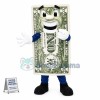 Cartoon Style Paper Money Mascot Costume