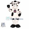 The Cow With Tag Necklace Mascot Costume