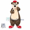 Referee Bear With Whistle Mascot Costume