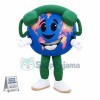 The Globe Connected To Telephone Mascot Costume