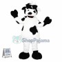 Adult Cow With Sunglasses Mascot Costume