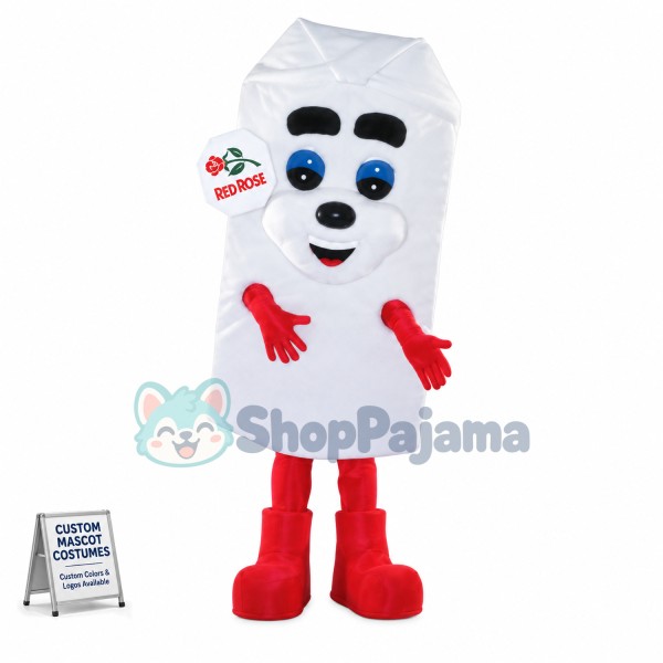 White Fence of Garden Mascot Costume