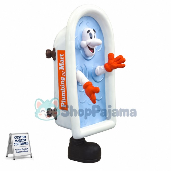 Baby Bathtub With Wheels Mascot Costume