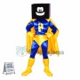 Box Superman With Yellow Underwear Mascot Costume