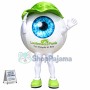 Eyeball With Aqua Blue Pupil Mascot Costume